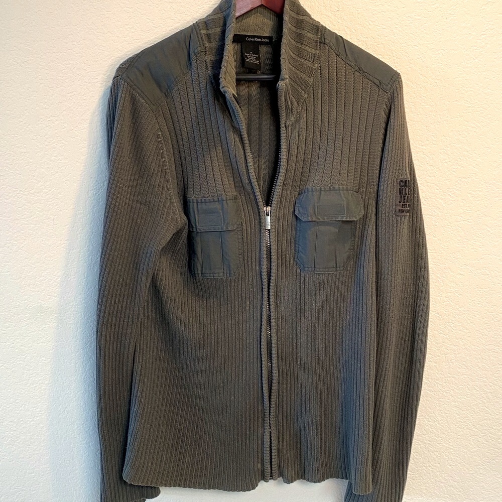 Calvin Klein zippered sweater